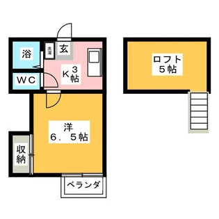 第1MHハウスA【2階】の間取り