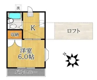 アークハイツ【1階】の間取り