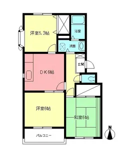 パストラルコートII【3階】の間取り