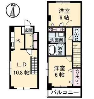ファミール アビタシオン【1階】の間取り