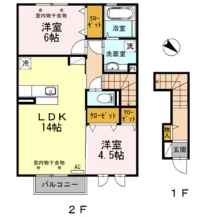 D-room本郷新【2階】の間取り