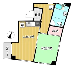 南ハウス【4階】の間取り
