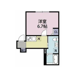 (仮称)井土ケ谷下町新築アパート【2階】の間取り