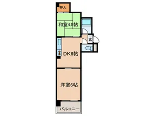 シャト-安藤【5階】の間取り