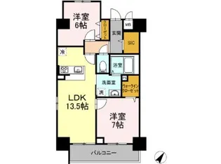 Act Valore【9階】の間取り