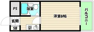 大阪府大阪市東淀川区東中島1【マンション】の間取り