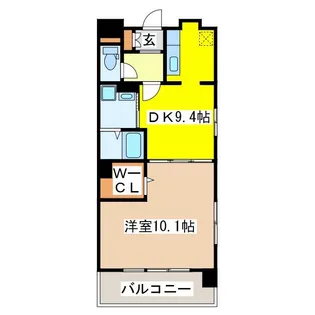 広島県東広島市西条町寺家【マンション】の間取り