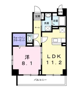 【ラシーヌ】【2階】の間取り