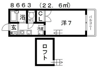 ウィズ112【1階】の間取り