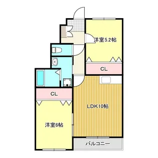 ルーチェ【2階】の間取り