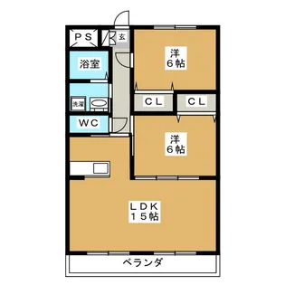 ロイヤル・ふじ【7階】の間取り