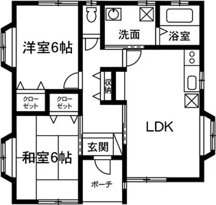 群馬県伊勢崎市連取町【一戸建】の間取り
