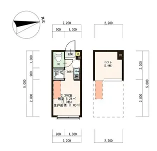 ラフォーレ中板橋【2階】の間取り
