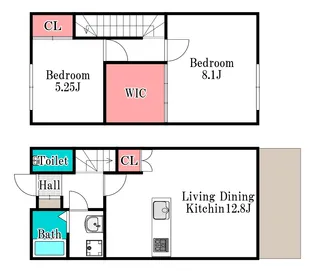 岡山県岡山市中区原尾島2【一戸建】の間取り