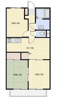 ビラージュYS B【2階】の間取り