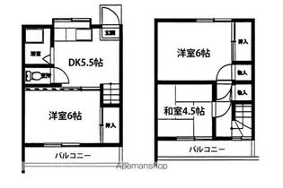 カーペンターハウス11号館【1階】の間取り
