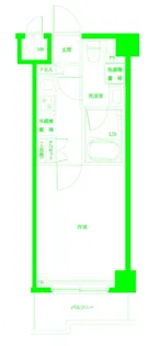 ルーブル横濱吉野町【4階】の間取り