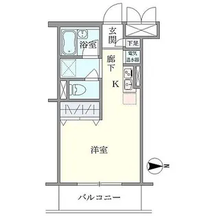 メゾンベール南麻布【5階】の間取り