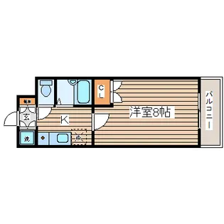 リエス小田原【1階】の間取り