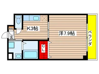 びいIV植田【2階】の間取り