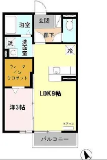 楽園 A【2階】の間取り