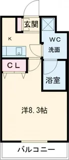 東京都調布市多摩川1【マンション】の間取り