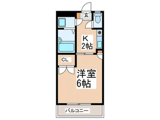 Bディナスティ【1階】の間取り