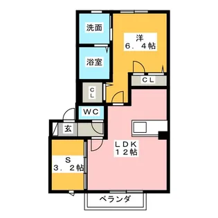 プルミエメゾン【1階】の間取り