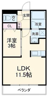 ヘルデンフィールズII【2階】の間取り