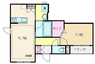 グリディア【1階】の間取り