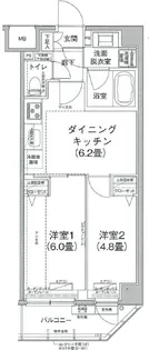 ティモーネプレミアム押上イースト【5階】の間取り