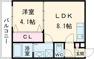 ドルチェ石津【3階】の間取り