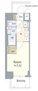 エスリード栄エステージ【5階】の間取り