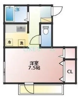 メゾン辰和【2階】の間取り