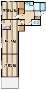 クレストティーアンドエム弐番館【1階】の間取り