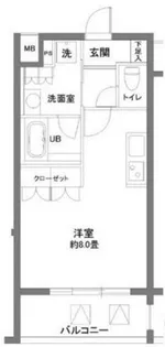 カスタリア大塚II【8階】の間取り