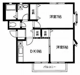 セラ岡村A【1階】の間取り