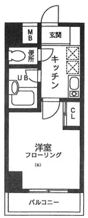 アルファ浅草【2階】の間取り