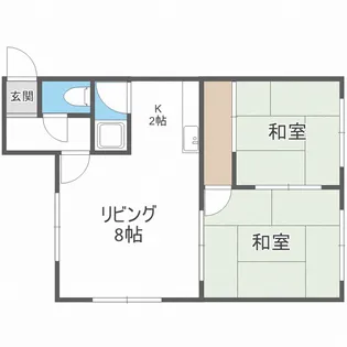 光星コーポ【2階】の間取り