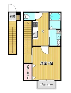 フォレスタB【2階】の間取り