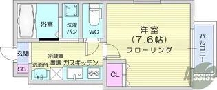 Walker Hill東照宮【1階】の間取り