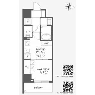 Alpha Prime東陽町【6階】の間取り