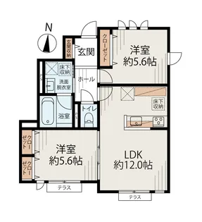 La Clair【2階】の間取り