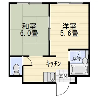 地奨第三マンション【3階】の間取り
