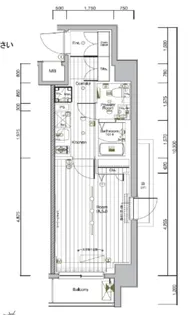 メイクスデザイン池袋EAST【3階】の間取り