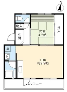 URひよどり台【4階】の間取り