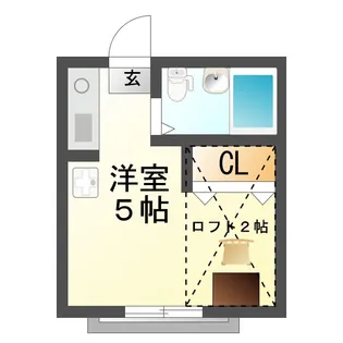 ウエストパーク武蔵野B棟【1階】の間取り