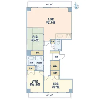 フォーマット北新宿【3階】の間取り
