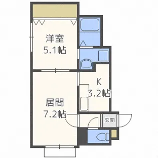 ルミエールブリジビッグホンゴウ【1階】の間取り