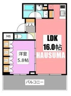 パークキューブ西ヶ原ステージ【5階】の間取り